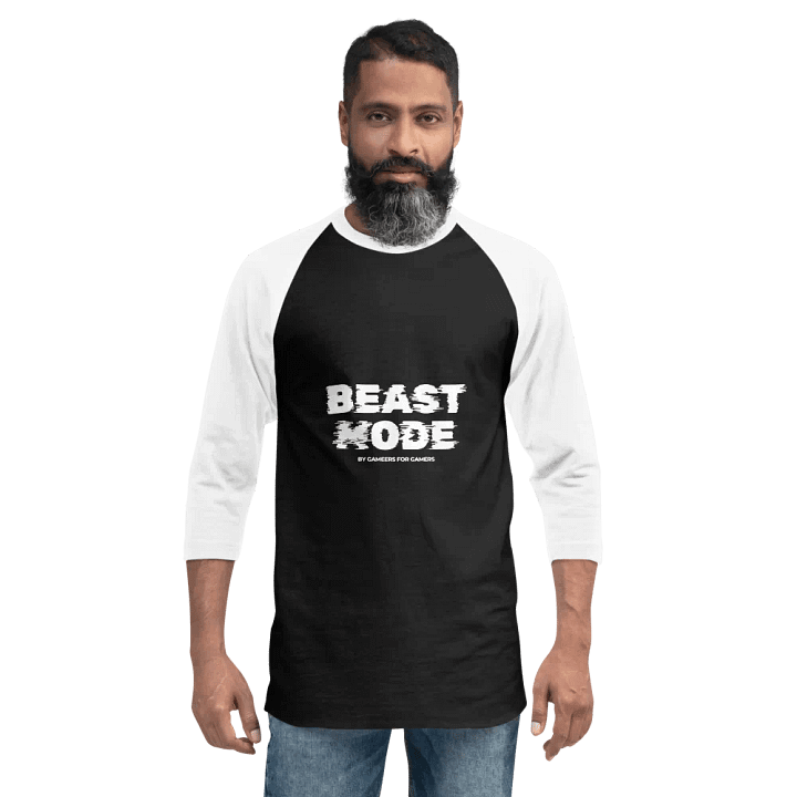 Black and White T-Shirt | Beast Mode product image (2)