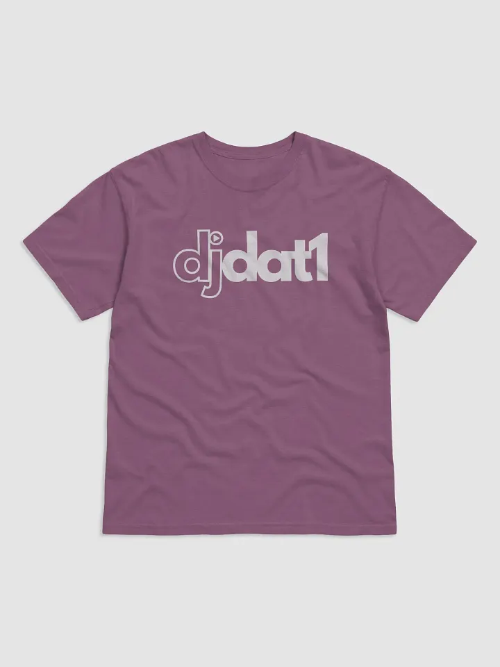 [DJDAT1] Adult Heavyweight Signature Logo Tee (white logo) product image (1)