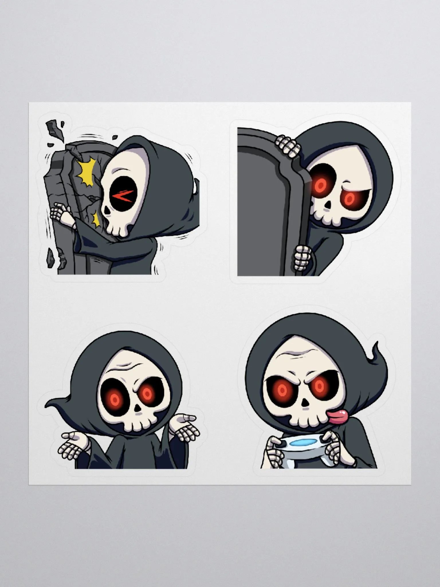 4-Pack Large Todd Emote Stickers - Pack #5 product image (1)