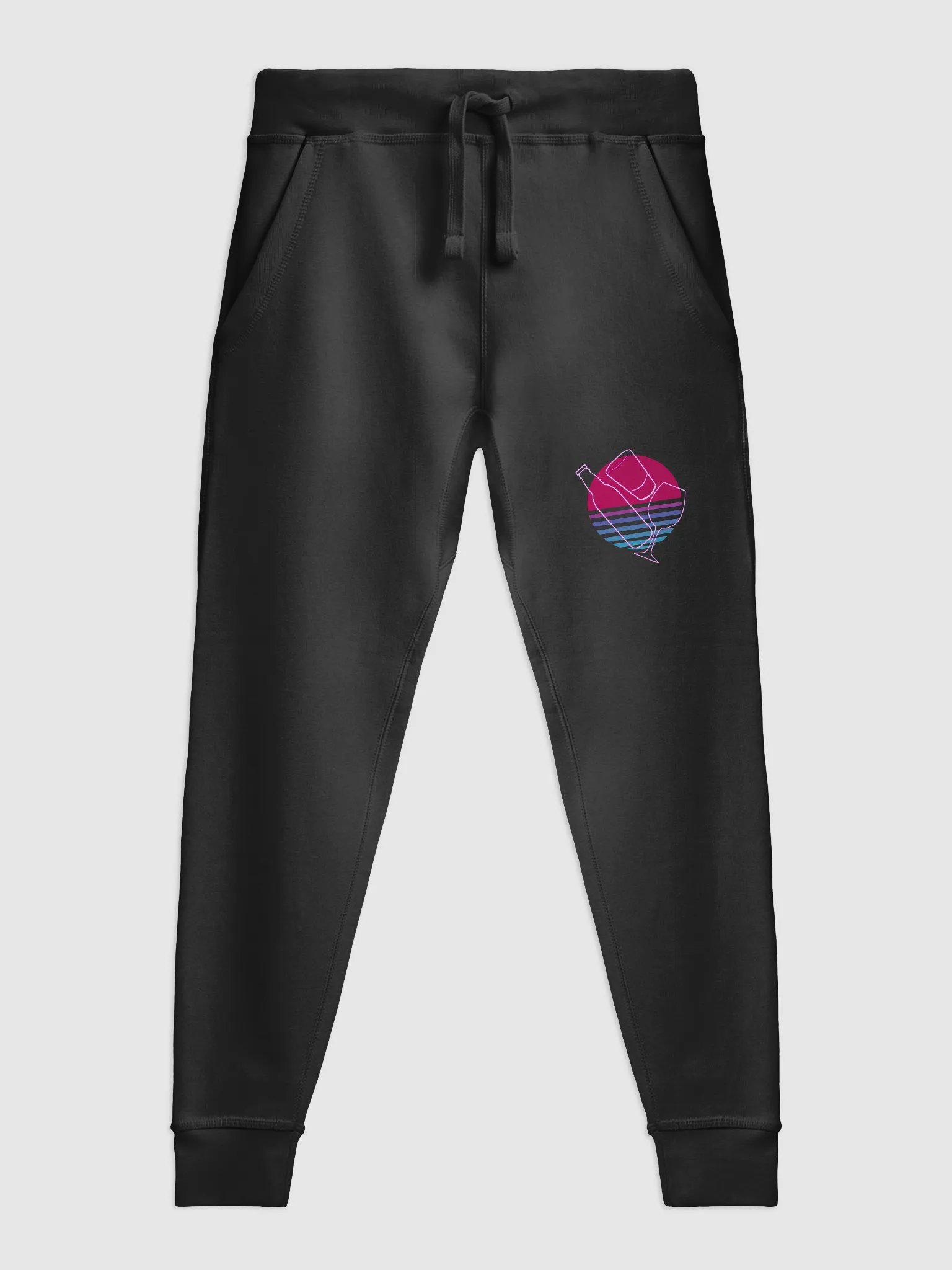 Beer Wine Spirits Trio logo Fleece Joggers product image (1)