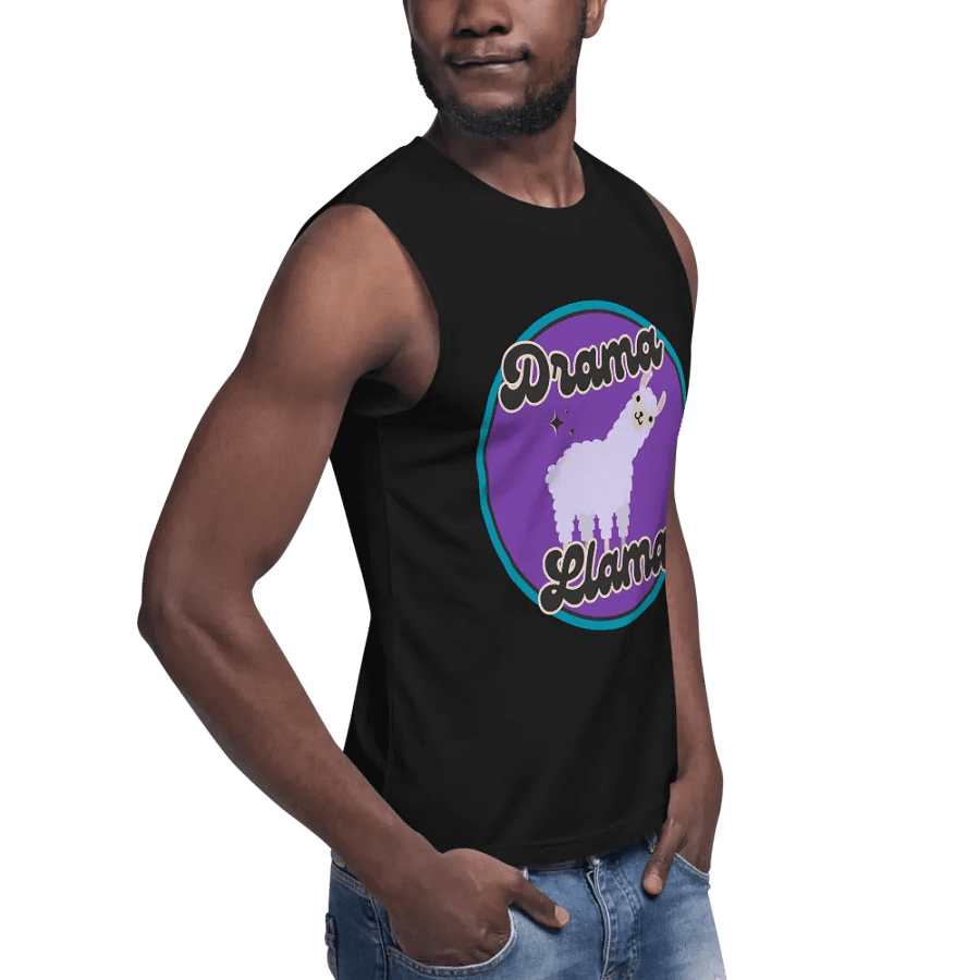 Drama Llama Muscle T-Top product image (8)