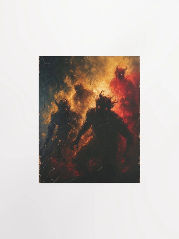 Fiery Shadows Enhanced Matte Poster product image (2)