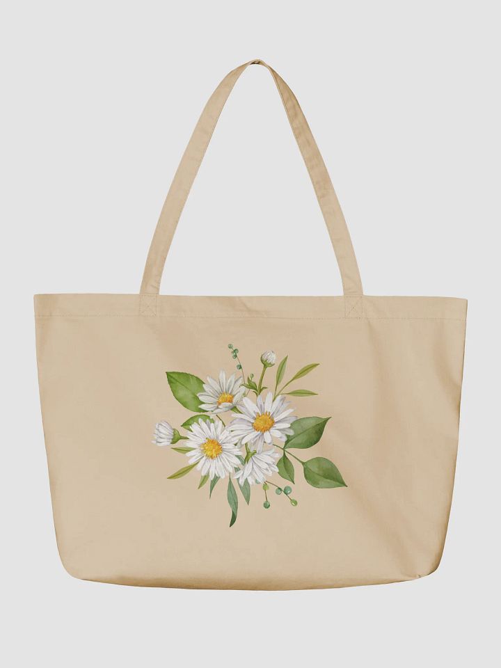 Daisy Delight Organic Tote Bag product image (4)