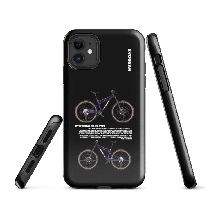 Black KTM Prowler Master 2024 iPhone Case product image (1)
