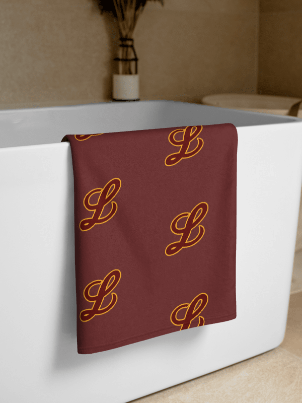 Cursive "L" Sublimated Towel product image (2)