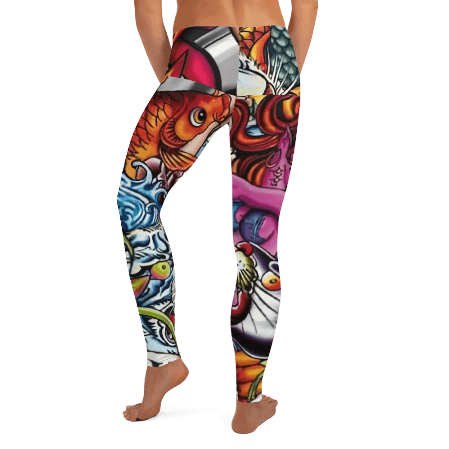 Inked Elegance All-Over Leggings product image (8)