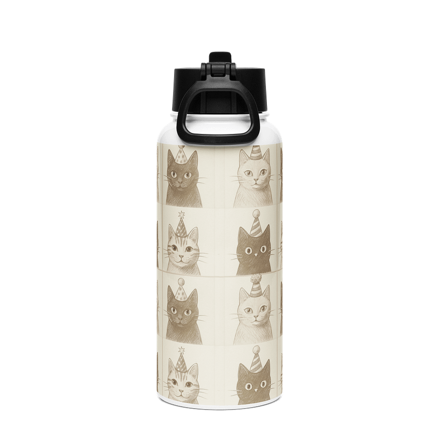 Meow Mixer Stainless Steel Water Bottle product image (2)