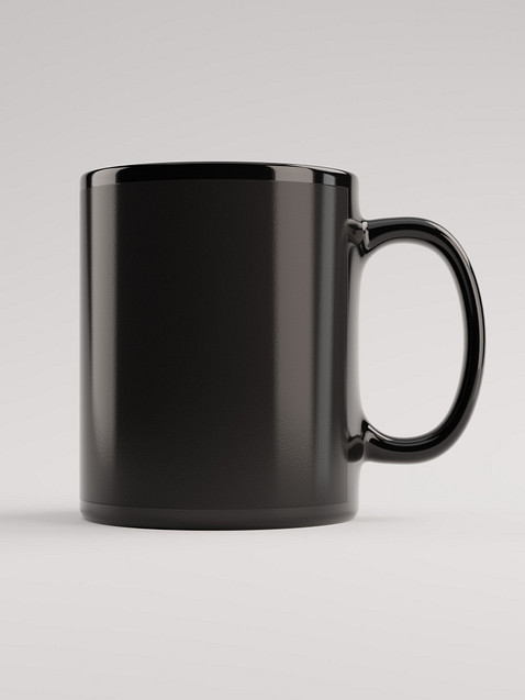 Photo showing Black Glossy Mug