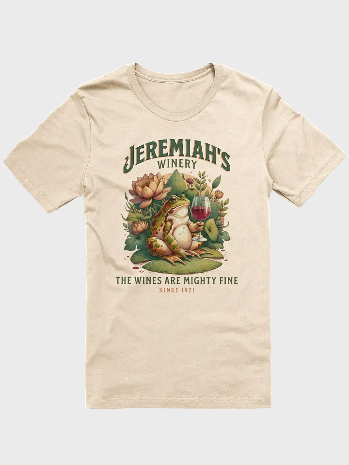 Funny Wine Lover Jeremiah's Winery Bullfrog T-shirt product image (6)