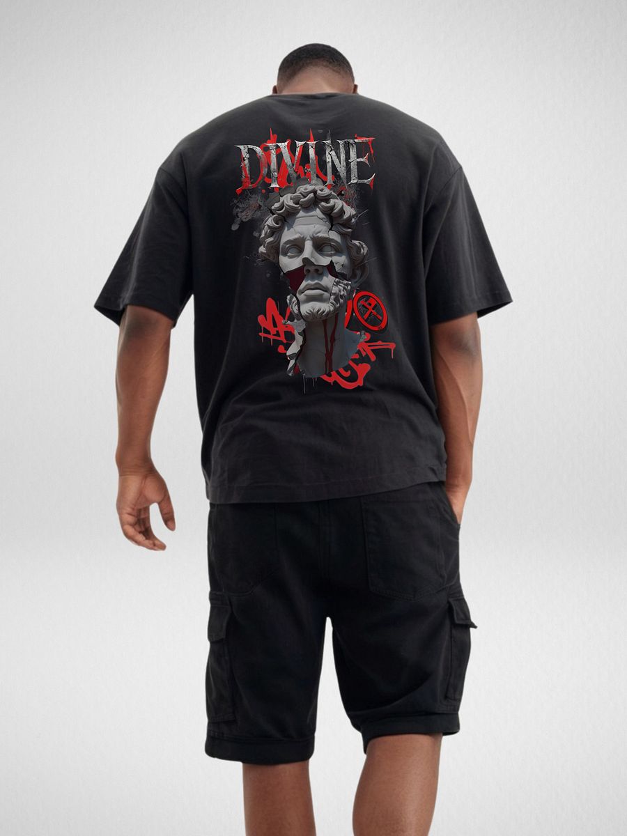 DIVINE ERROR Graphic Tee | Streetwear | Unisex Cotton T-Shirt product image (2)