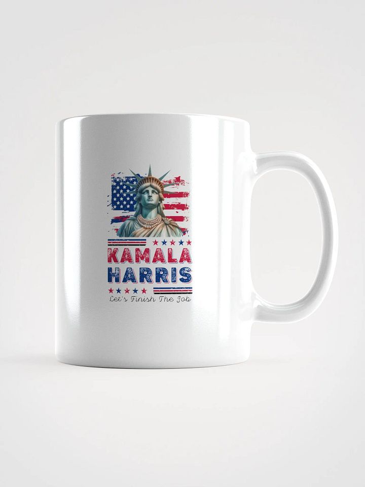 Lets Finish the Job Kamala Harris Supporter Mug product image (3)
