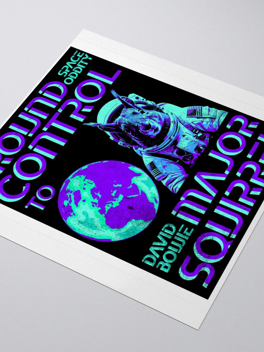 Ground Control to Major Squirrel Sticker Set product image (8)