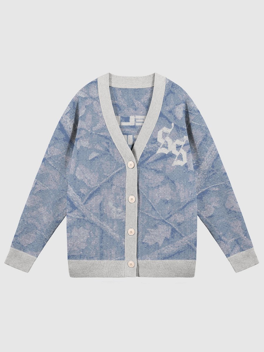 Satellite Society Carolina Camo Cardigan (Palmetal Blue) product image (5)