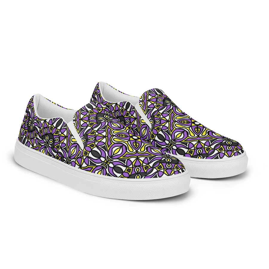 Mens Slip On Canvas - Non-Binary Abstract product image (9)