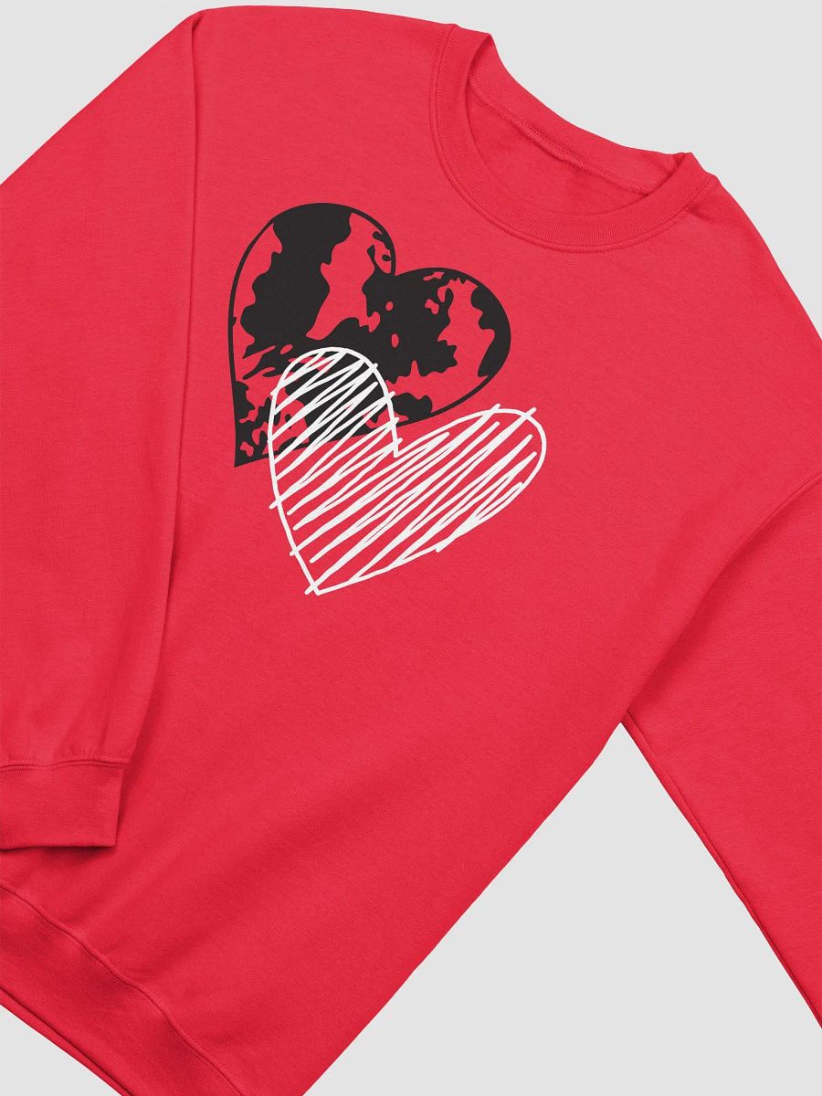 Gildan Classic Crewneck Sweatshirt-2 Hearts product image (1)