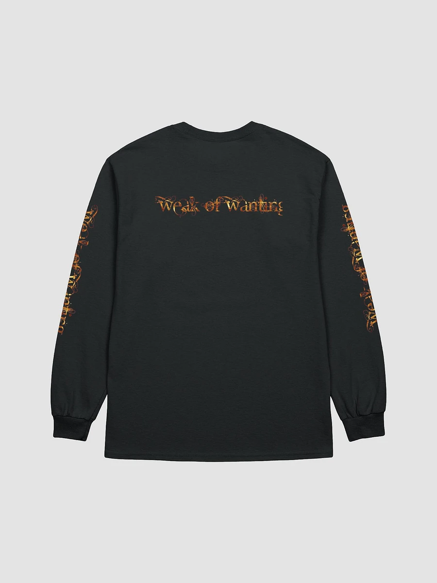 Weak Of Wanting 'The Demons Inside' Reversed Long Sleeve T-Shirt (Front, Back & Sleeve Print) product image (2)