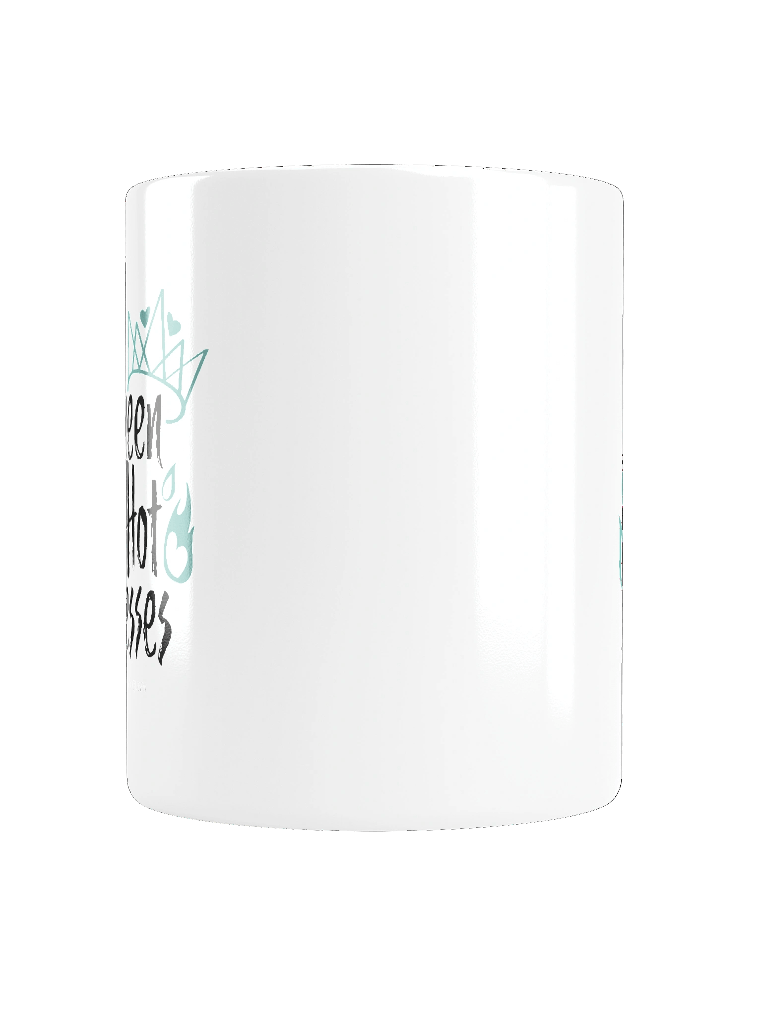 Queen Of Hot Messes White Glossy Mug product image (6)