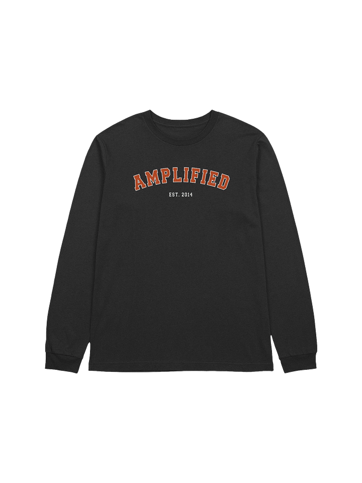 Amp Varsity long-Sleeved Tshirt (Black) product image (1)