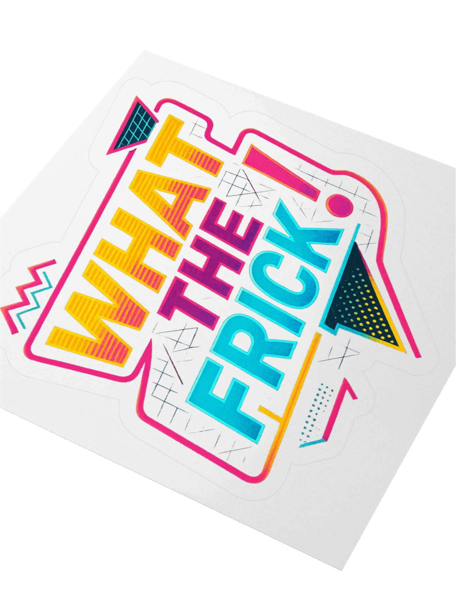 Sticker -What the Frick 80s product image (3)