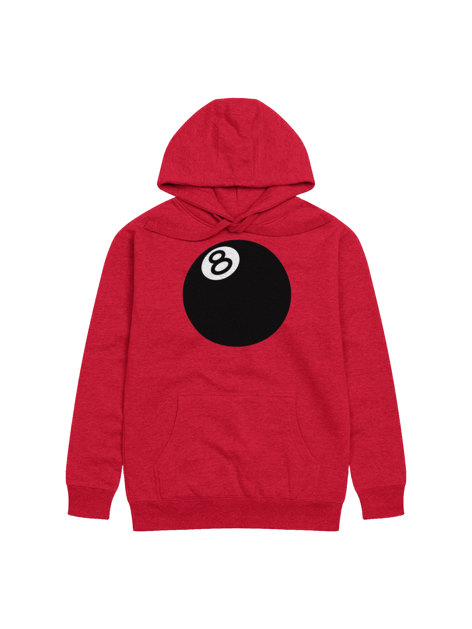8 BALL FADE RED HOODIE product image (1)