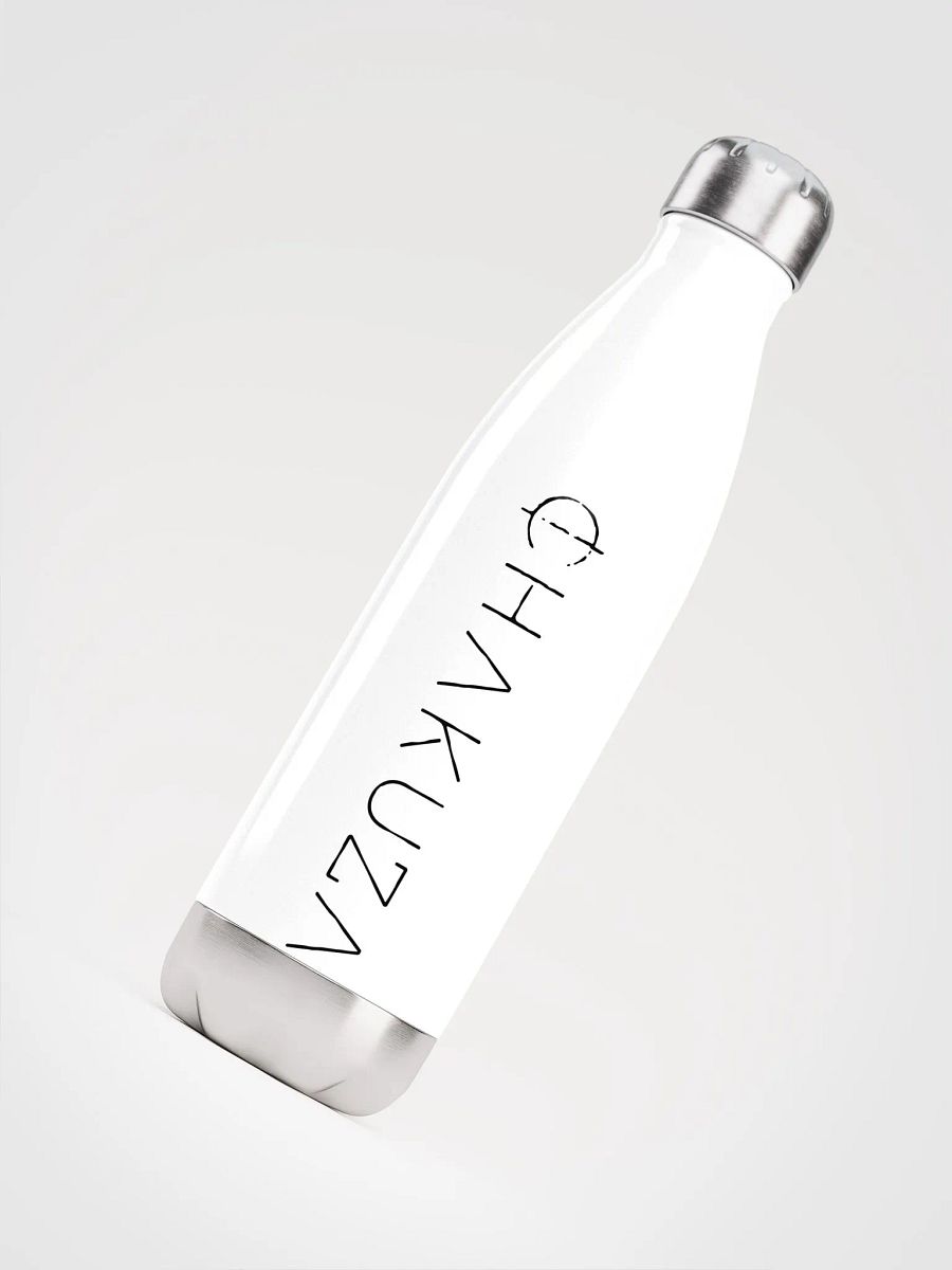 CHAKUZA - EDELSTAHL WASSERFLASCHE WEISS product image (4)