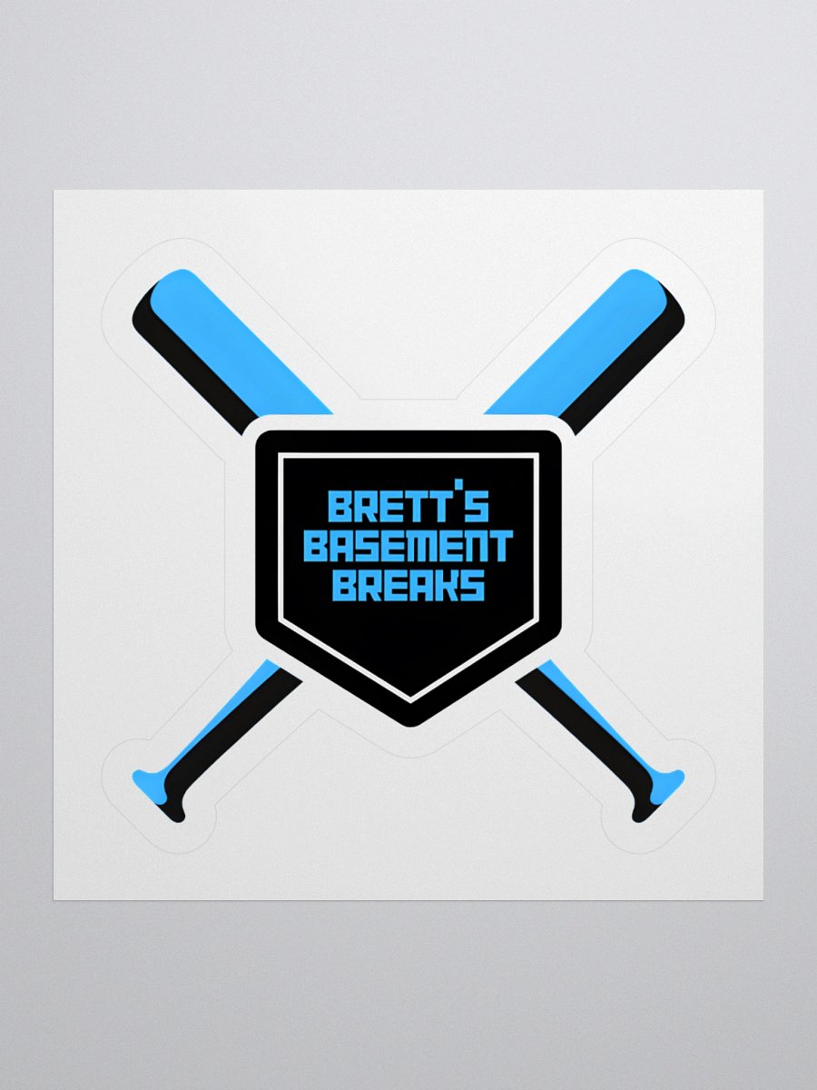 BRETT'S BASEMENT BREAKS Logo Kiss Cut Stickers product image (2)