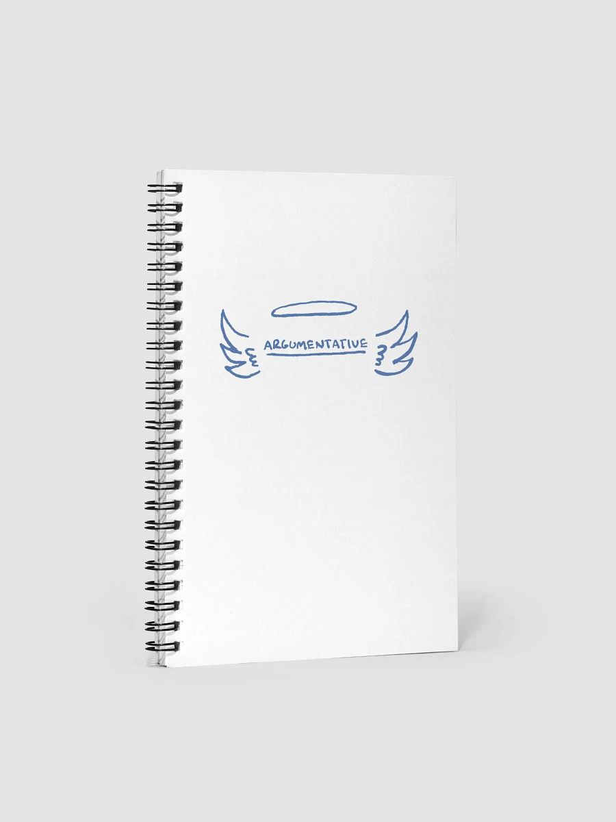 ANGELIC (teal design) notebook product image (1)