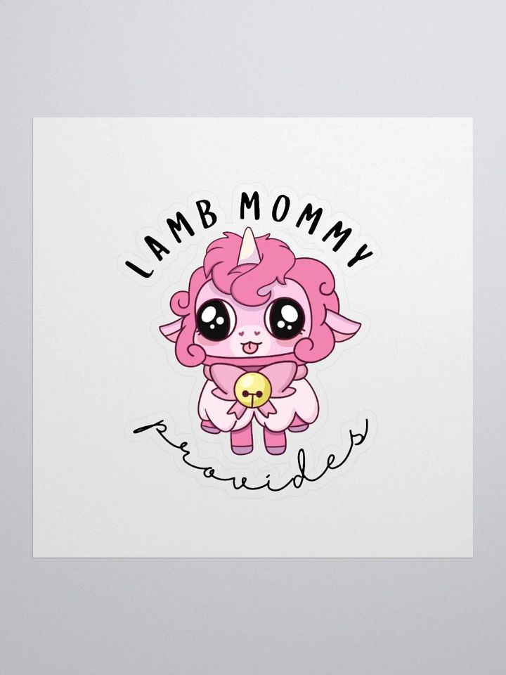 Lamb Mommy Provides Sticker product image (3)