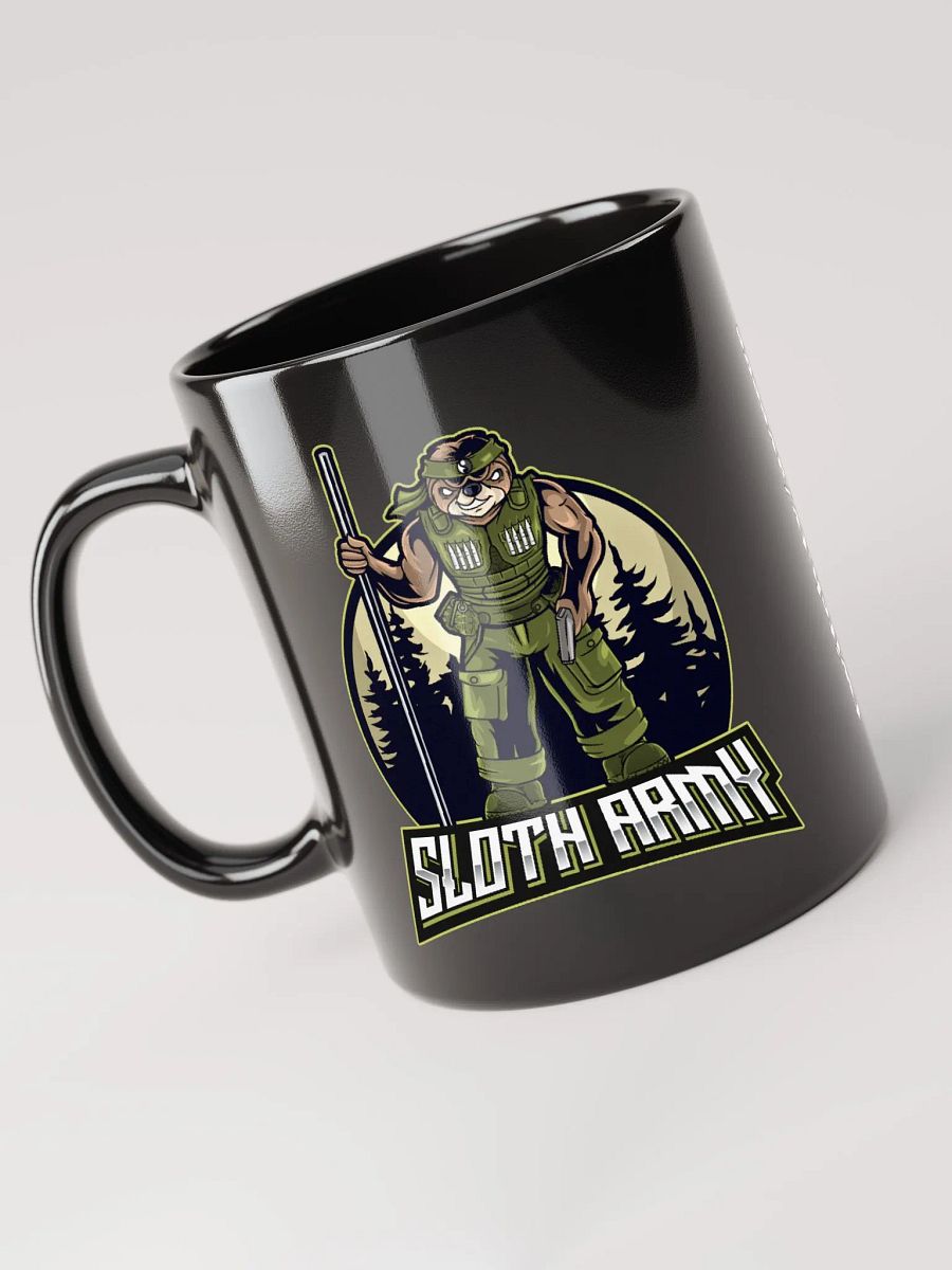 SlothArmy Black Mug product image (5)