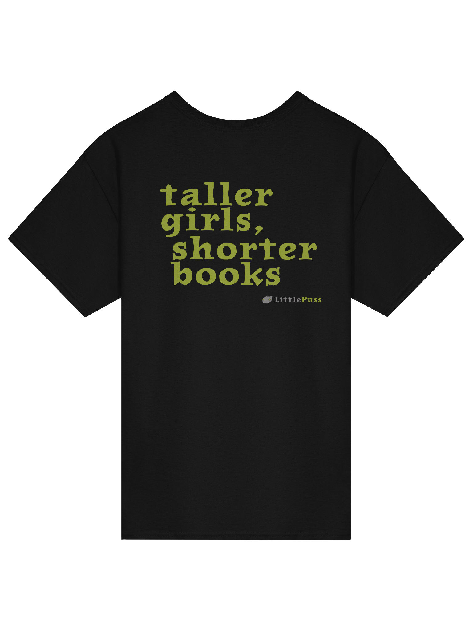Taller Girls Shorter Books unisex T-shirt product image (2)