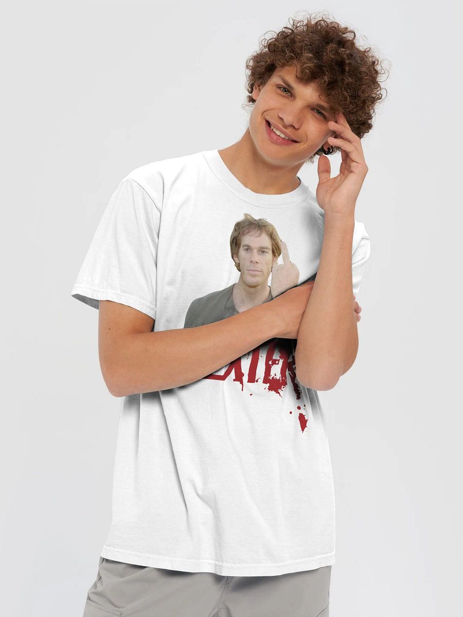 Dexter Middle Finger Unisex Shirt product image (14)