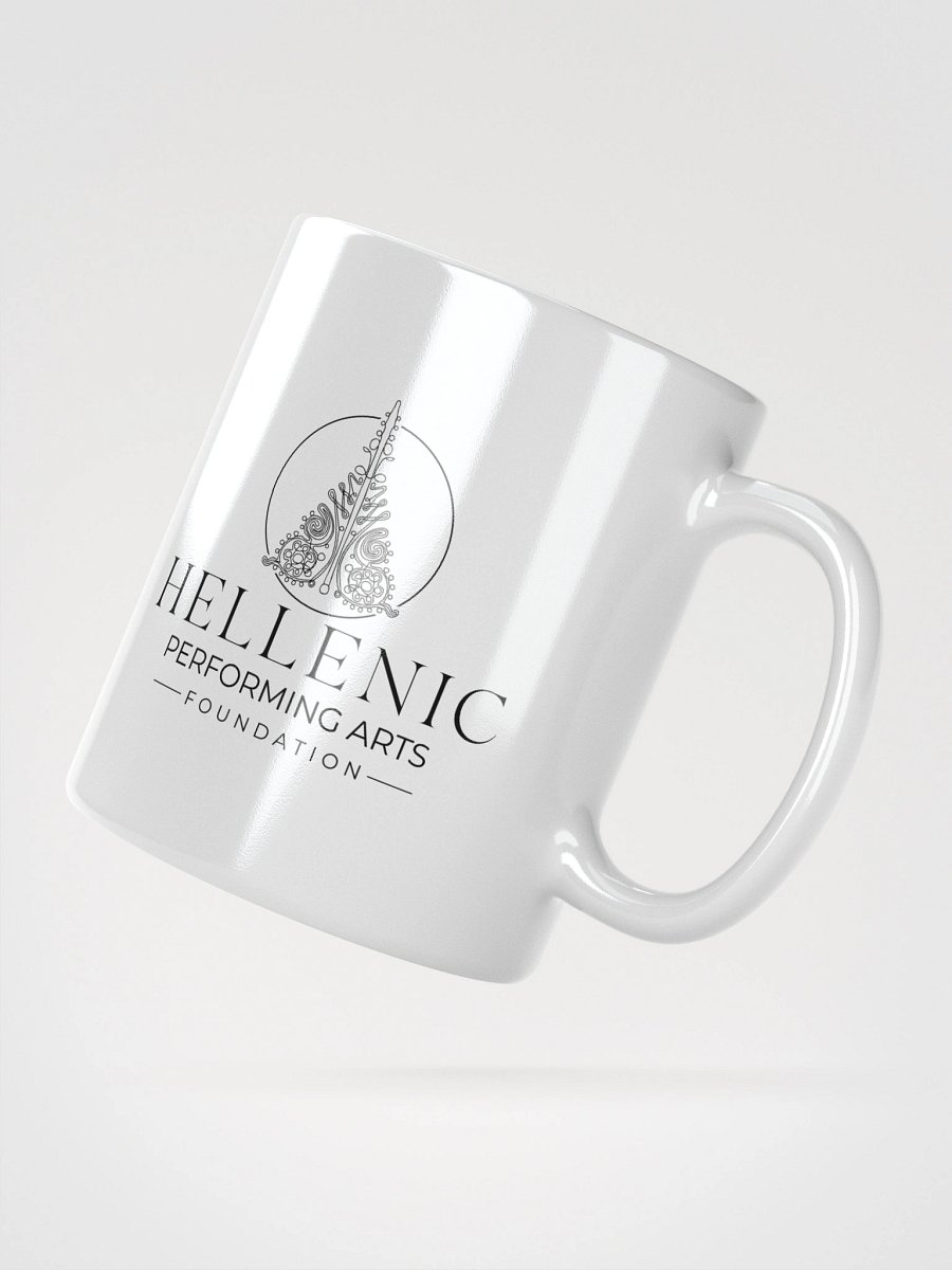 Hellenic Arts Logo White Glossy Mug product image (2)