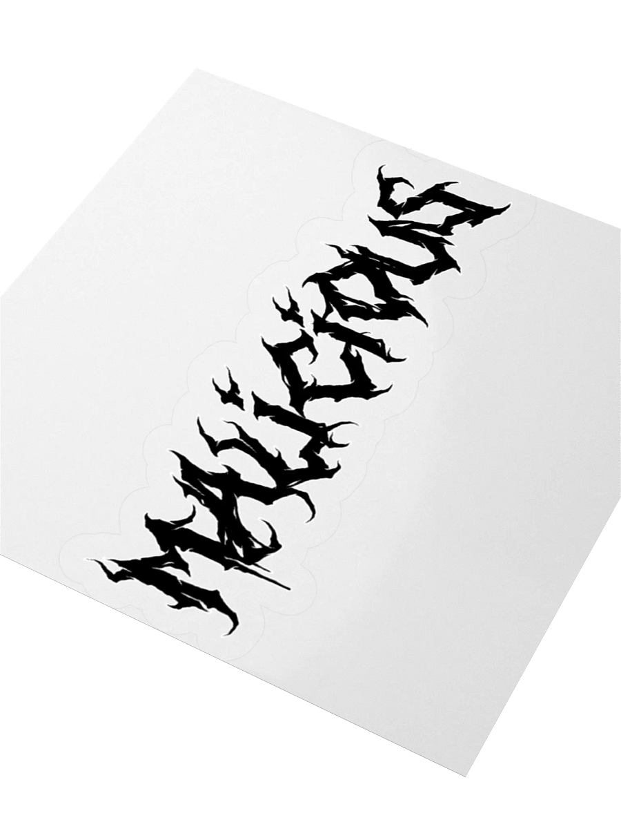 Malicious - Sticker (Black) product image (3)