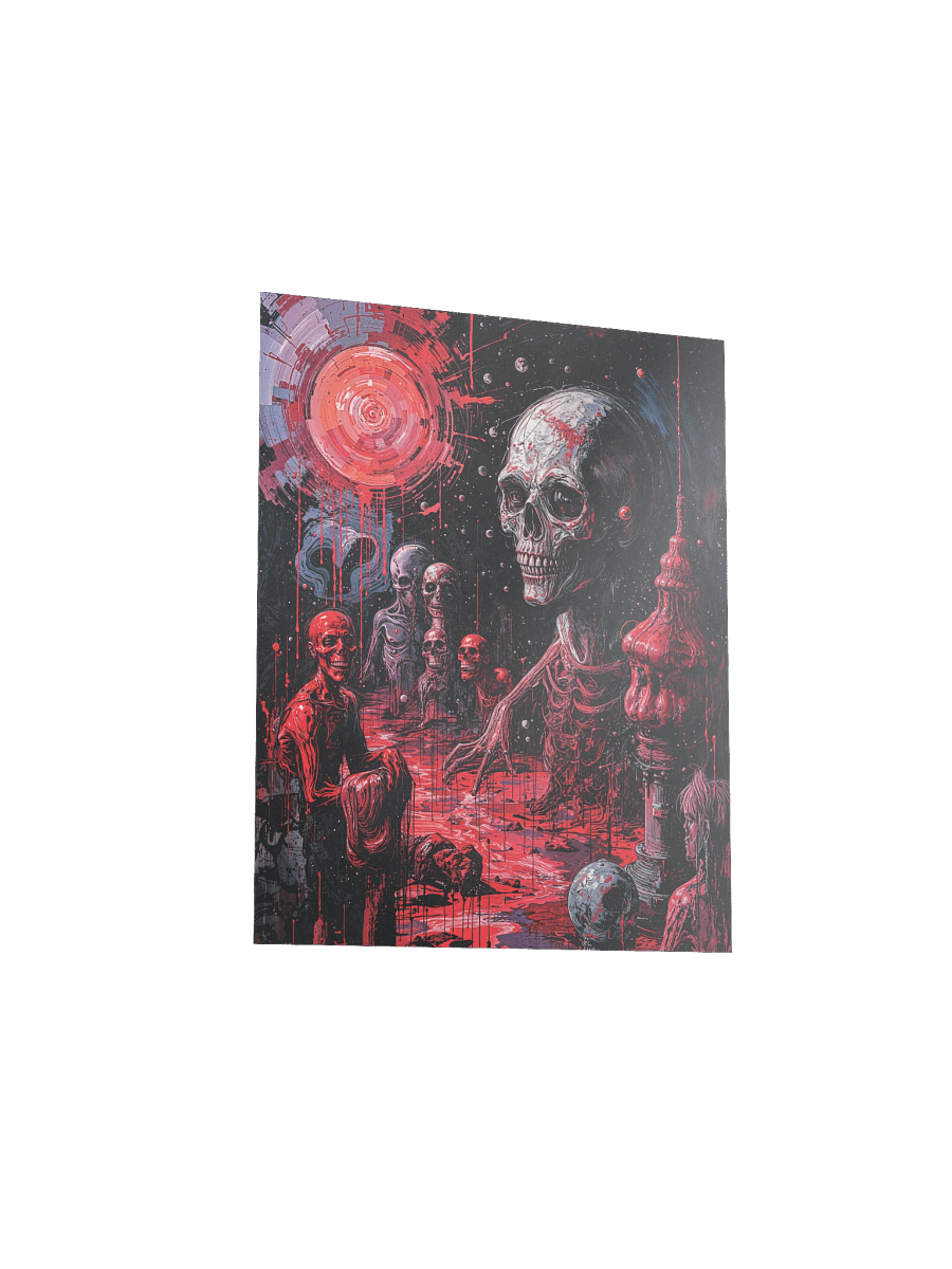 Red Orbit of the Damned Matte Poster product image (21)