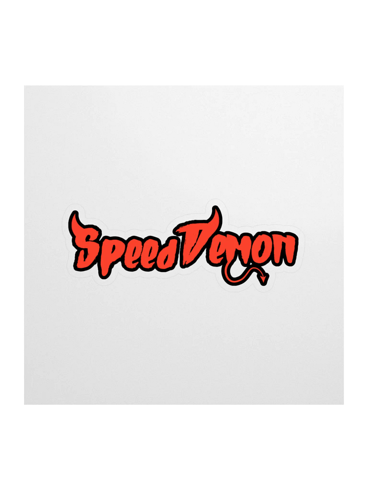 Speed Demon Sticker product image (1)