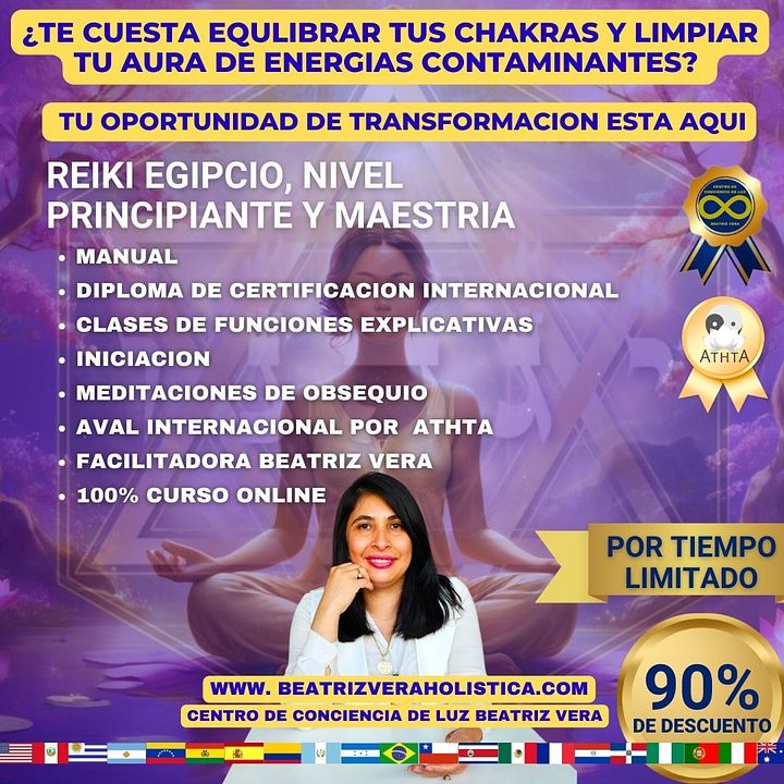 Reiki egipcio (horus) nivel principiante y maestría (clases diferidas digitales) product image (1)