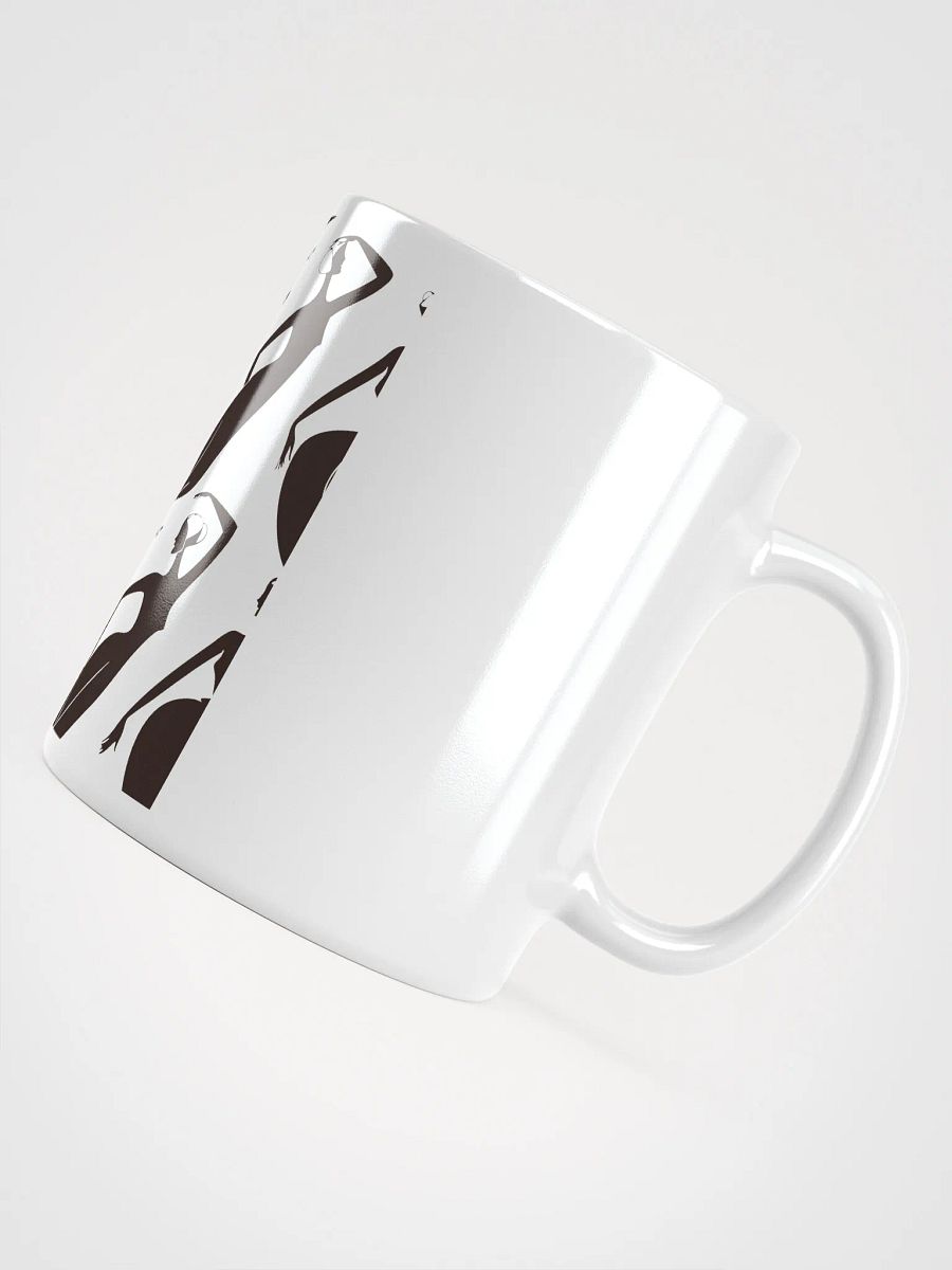 Abstract Female Silhouettes White Glossy Mug product image (11)