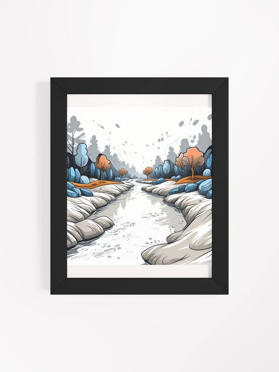 Riverscape Reverie Framed Poster product image (80)