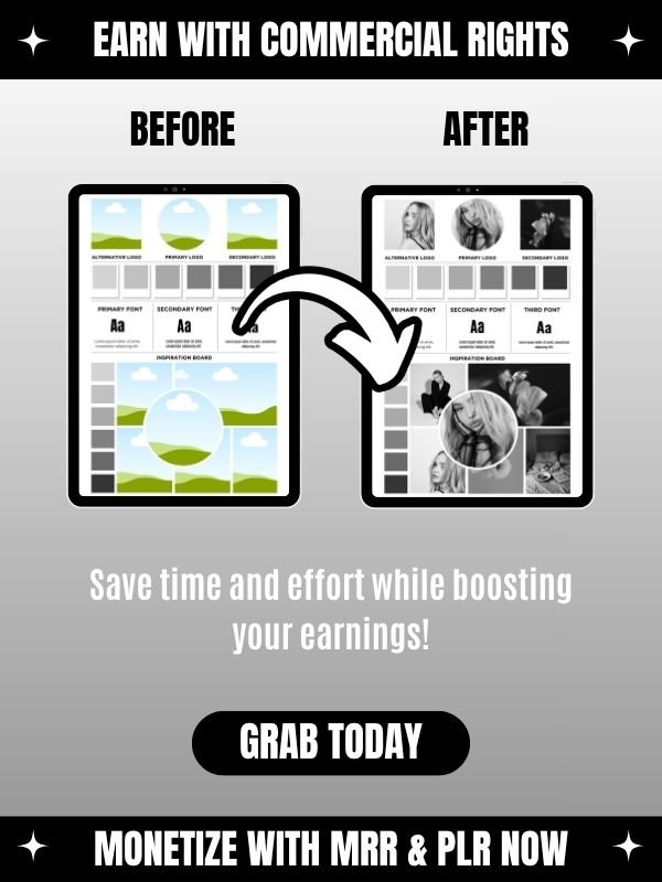 MRR/PLR Brand Board Template product image (7)