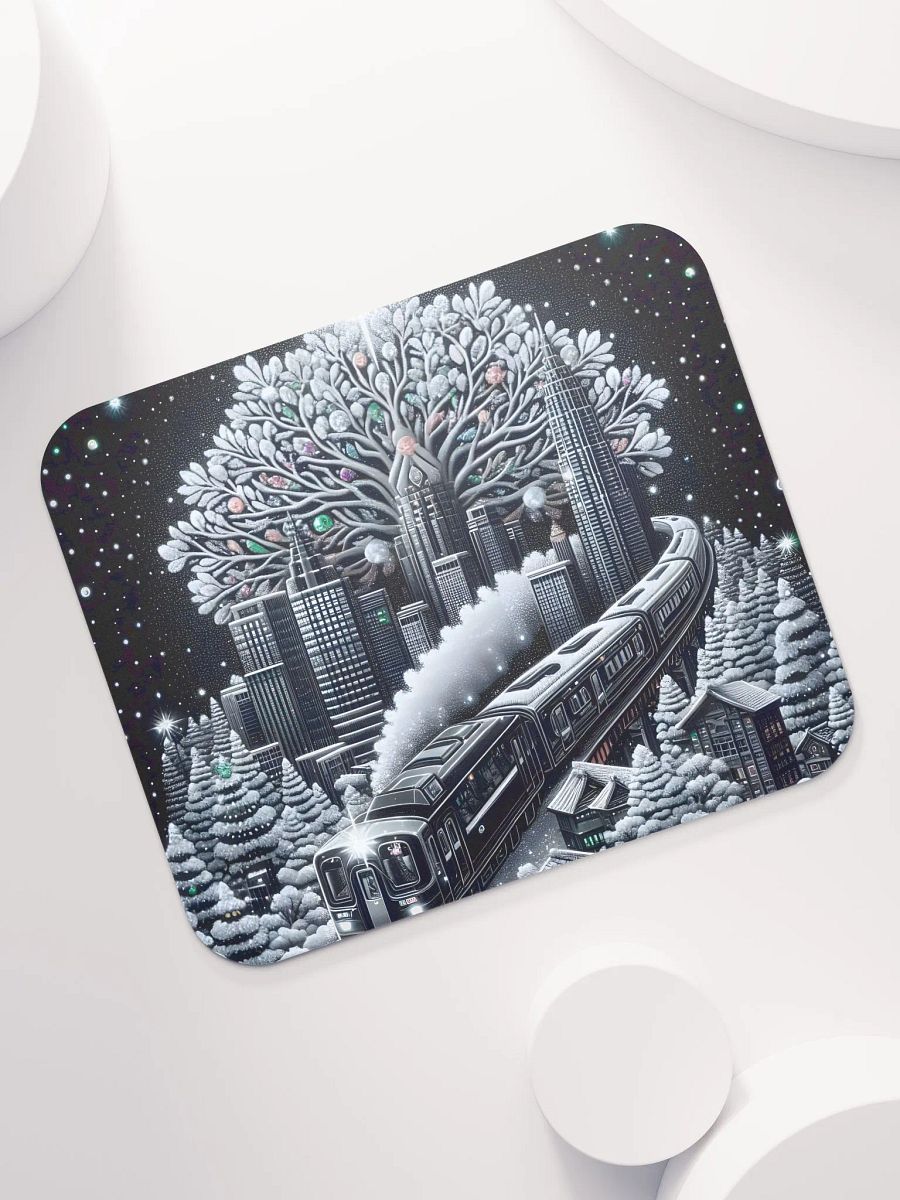 Enchanted Winter City Mouse Pad product image (7)