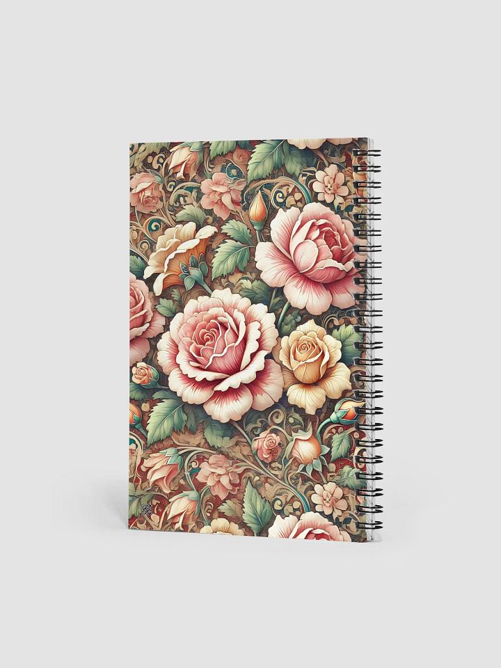 Royal Floral Spiral Notebook product image (2)