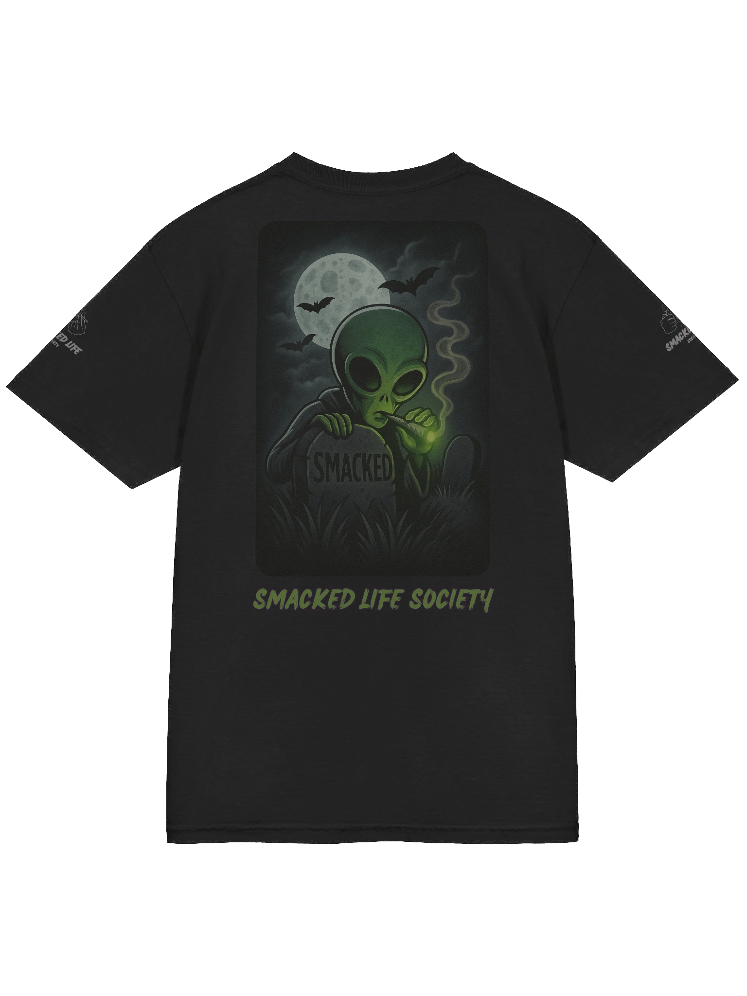 Graveyard Smacked – Alien Glow Unisex T-Shirt product image (4)