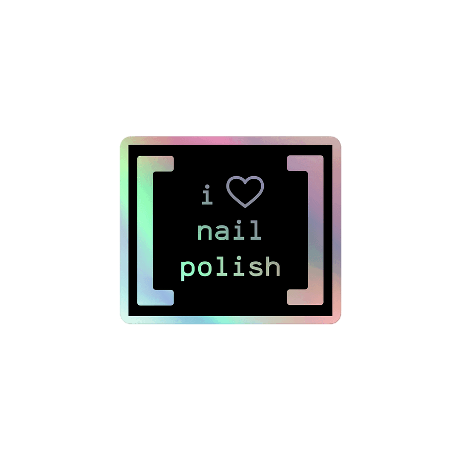 i <3 nail polish: Holo Sticker product image (3)