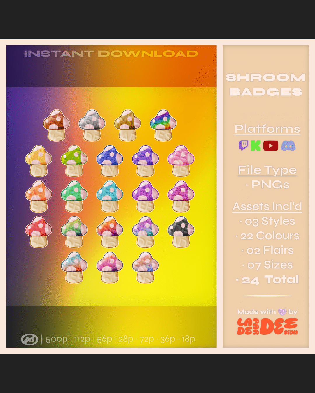 Shroom Badges product image (1)