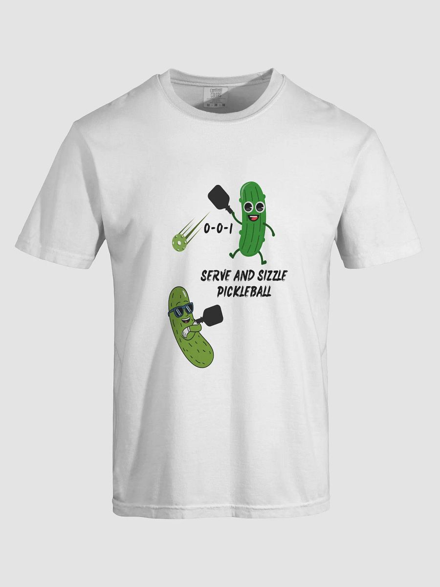 Serve and Sizzle Pickleball Heavyweight Cotton T-Shirt product image (61)