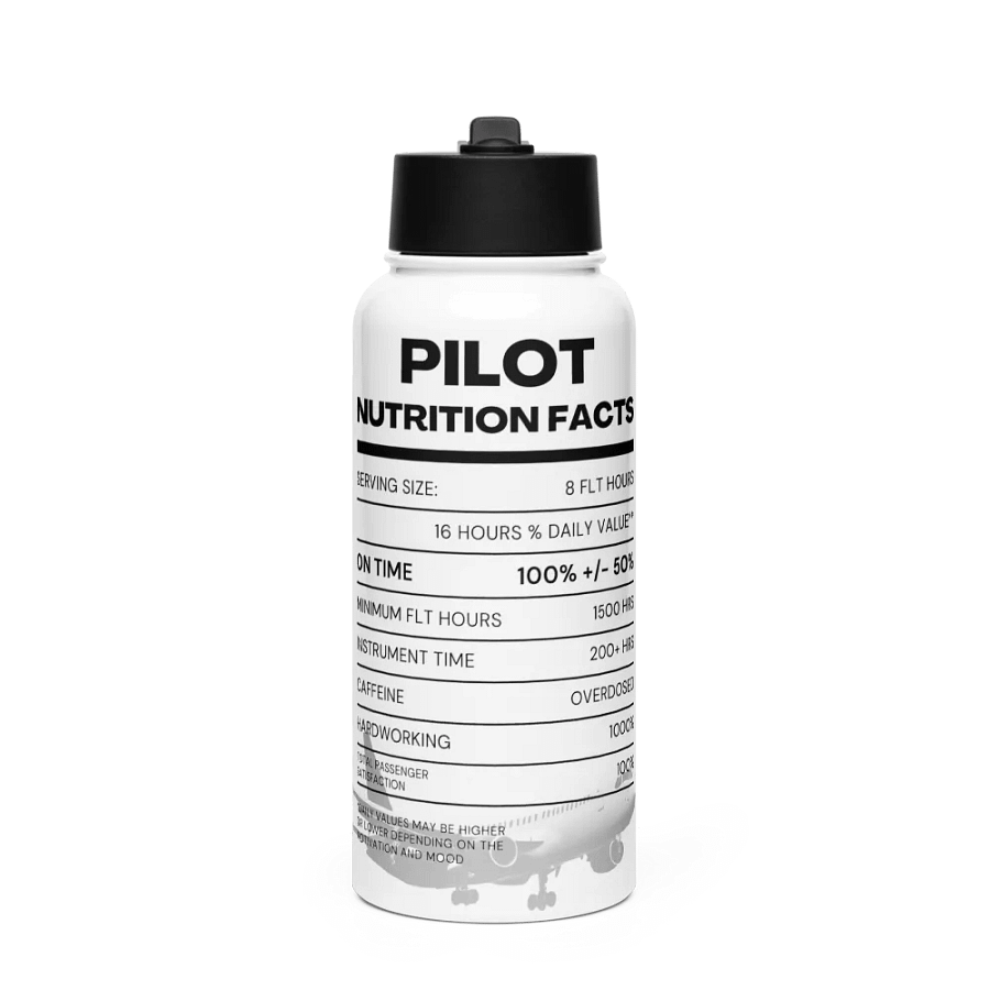 Skybound Stainless: Pilot Nutrition Water Bottle product image (1)