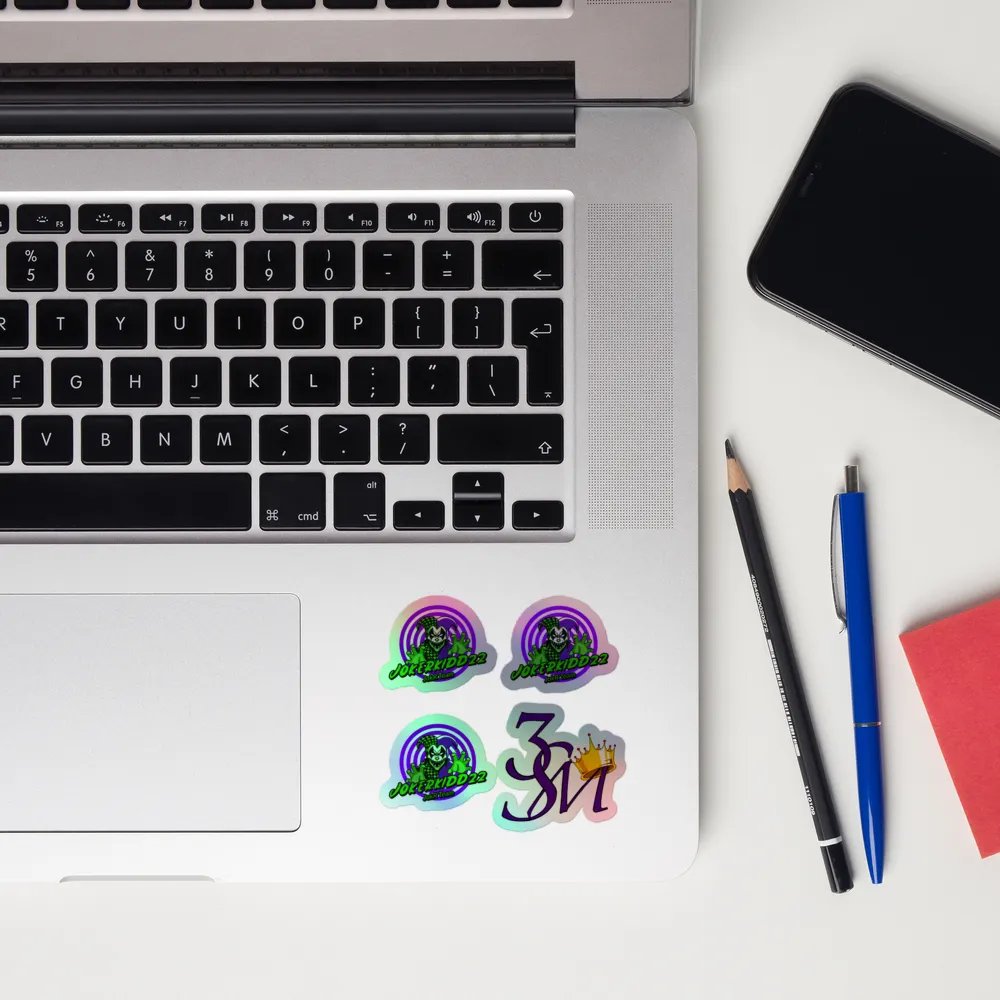 Mischievous Joker Holographic Sticker Sheet product image (12)