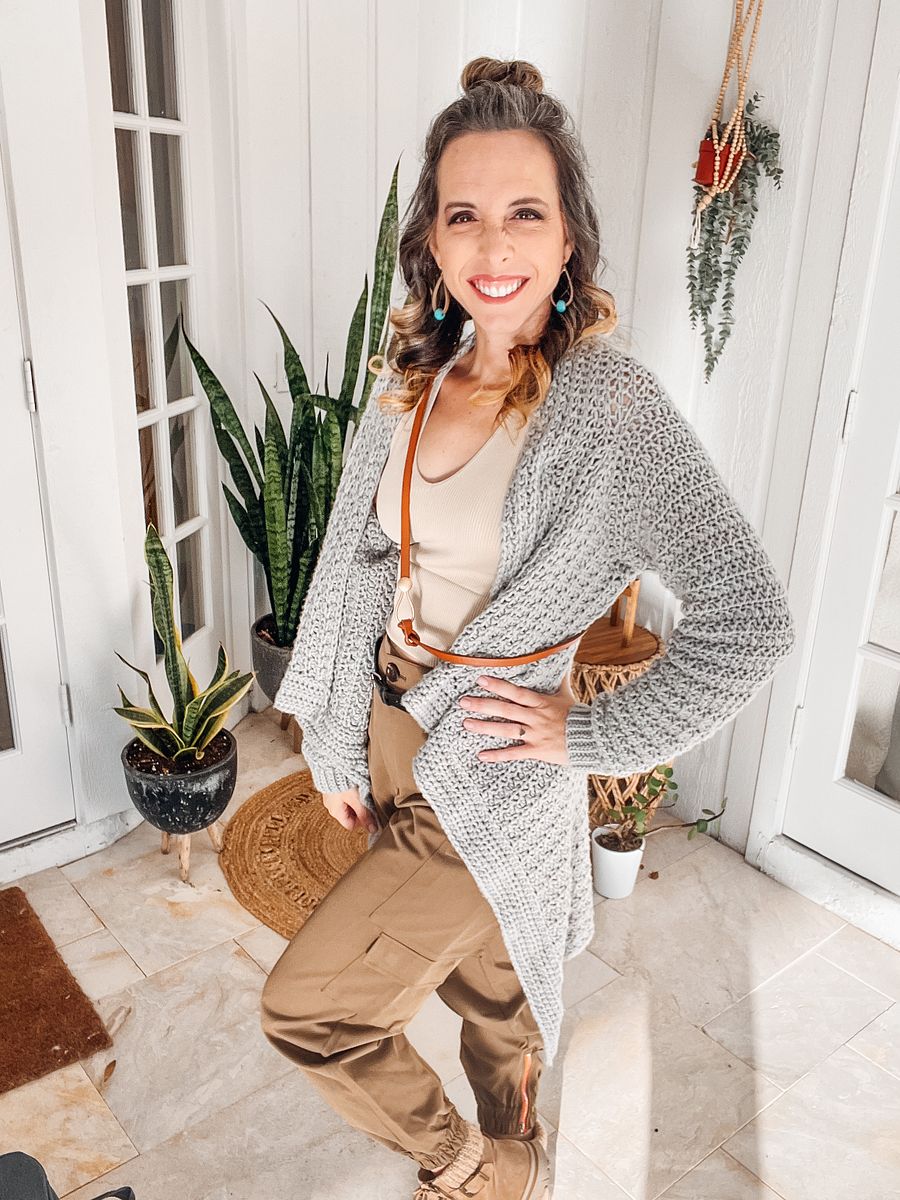 Snuggle Puff Crochet Cardigan Pattern product image (5)