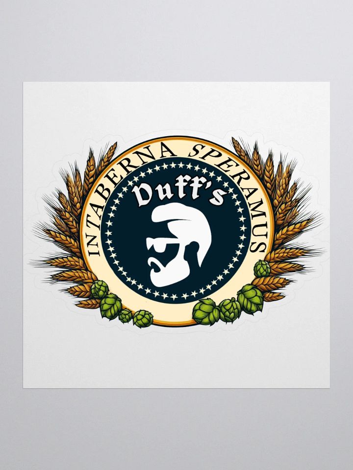 In Tavern We Trust sticker product image (1)
