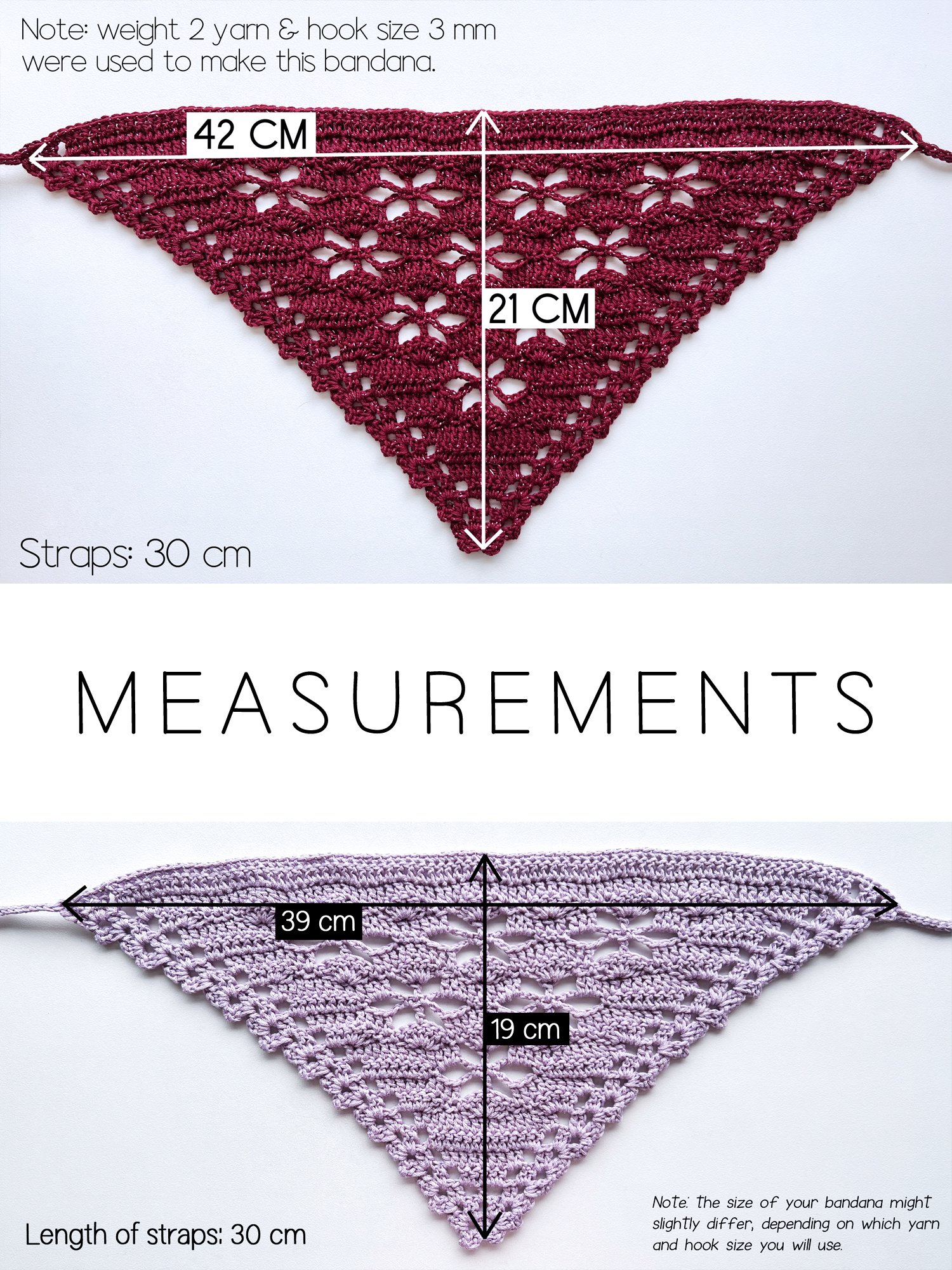 Crochet Pattern: Sakura Bandana product image (4)